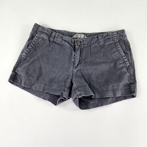 The North Face Women's Gray Standard Fit Short Size 4 Cotton Blend 3" Shorts - Picture 1 of 12